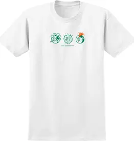 REAL SKATEBOARDS How Are You S/S Tee - White