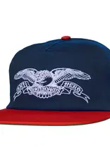 ANTI HERO Basic Eagle Snapback Hat - Navy / Red