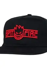 SPITFIRE LTB Bighead Script Snapback Hat - Black / Red