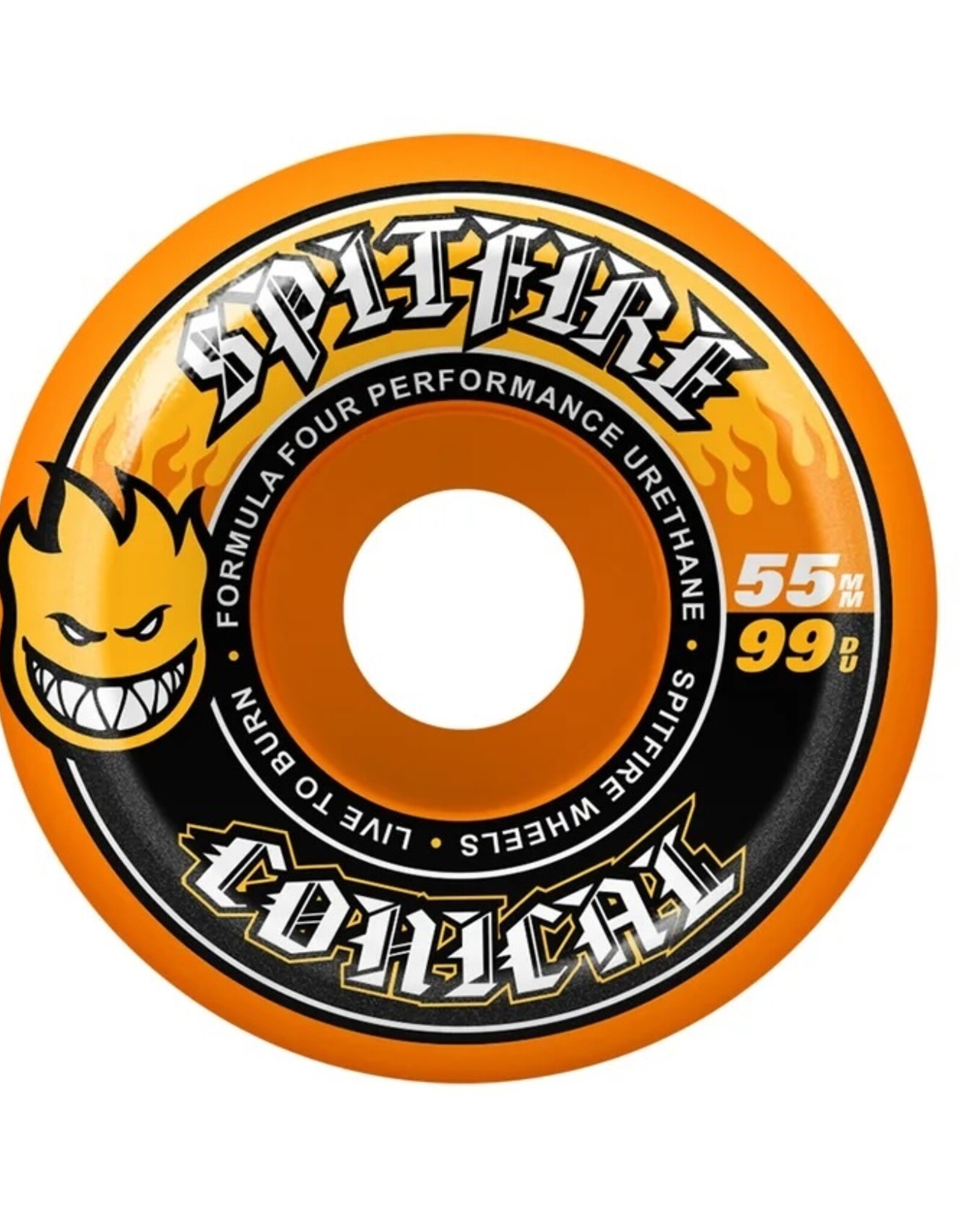 SPITFIRE F4 99 Conical Orange - 55mm