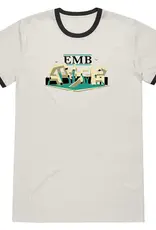 REAL SKATEBOARDS EMB Tee - Natural/Black