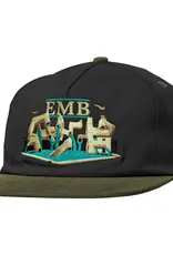 REAL SKATEBOARDS EMB Hat - Charcoal/Black