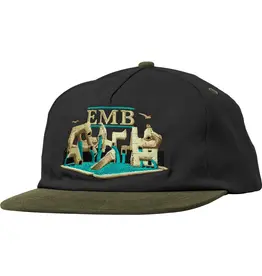 REAL SKATEBOARDS EMB Hat - Charcoal/Black