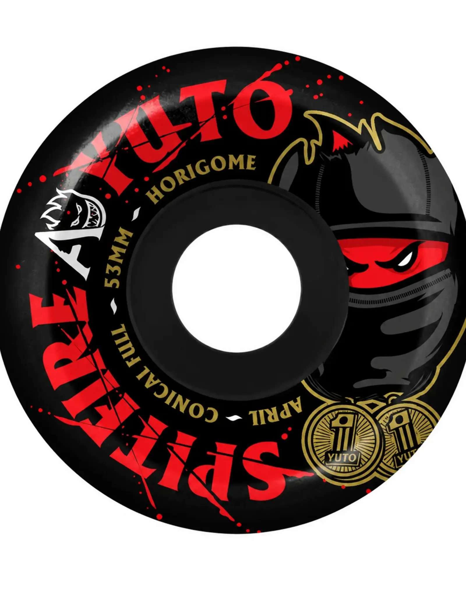SPITFIRE F4 99 Conocal Full x Yuto Black - 53mm