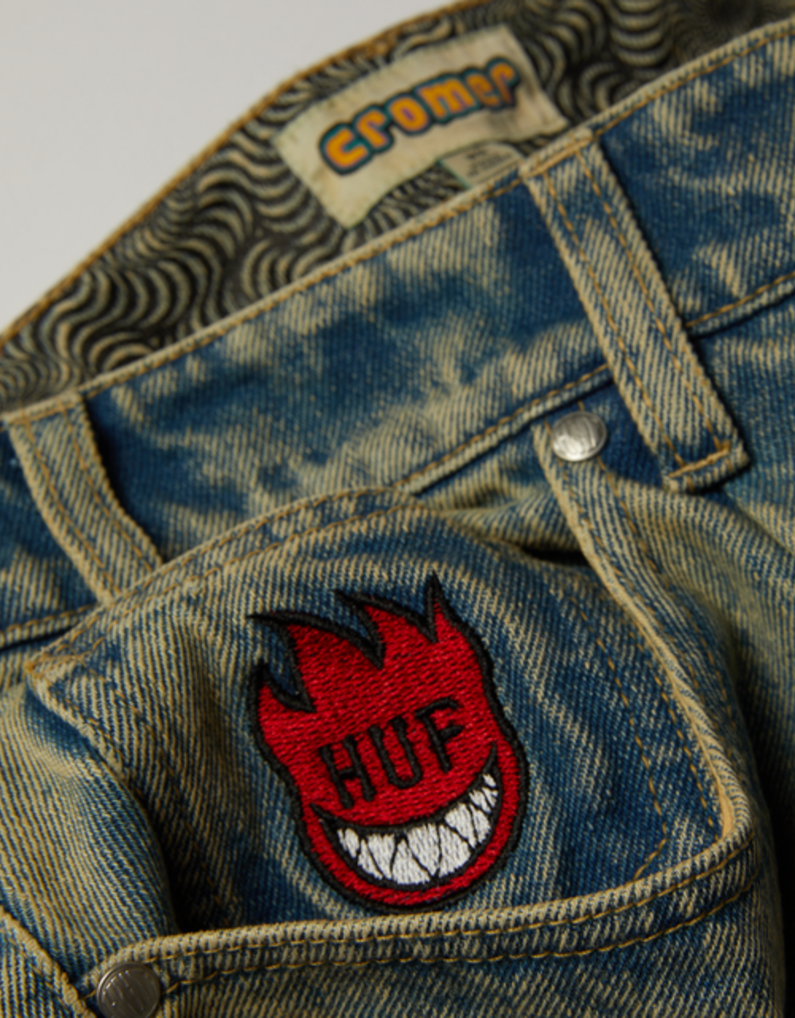 HUF x Spitfire Cromer Pant - Warm Wash