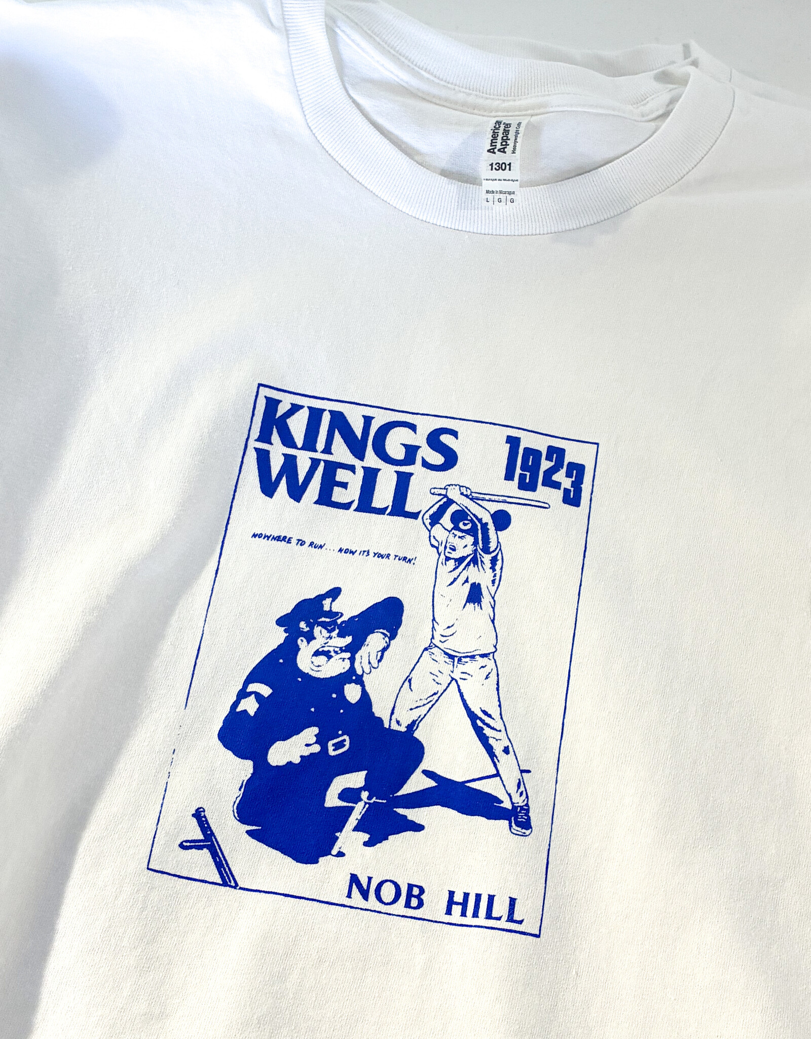 KINGSWELL Nob Hill Showdown Tee - White