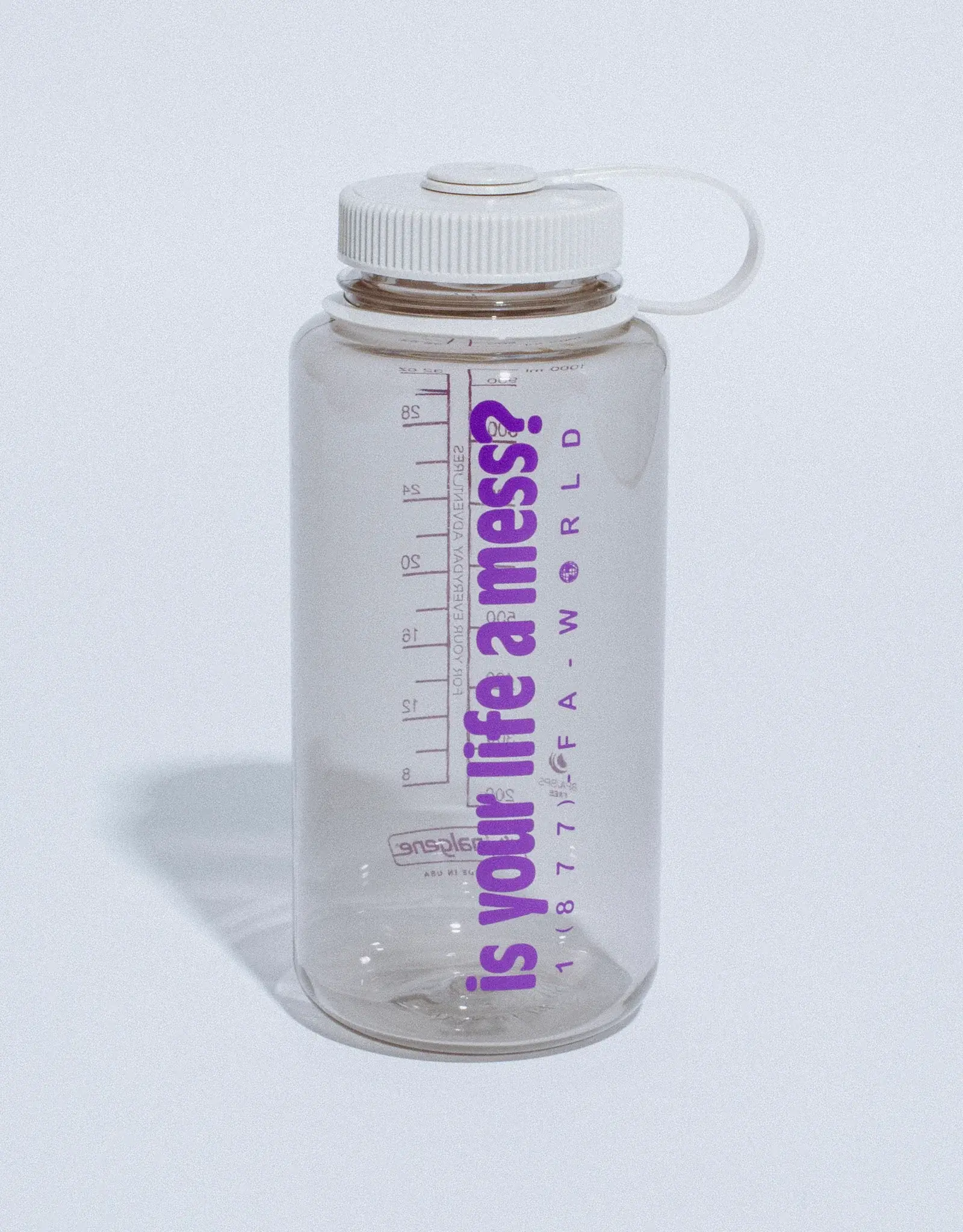 FUCKING AWESOME Is Your Life A Mess? Nalgene - Cream