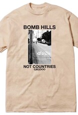 GX1000 Bomb Hills Not Countries Tee- Sand/Black