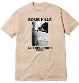 GX1000 Bomb Hills Not Countries Tee- Sand/Black