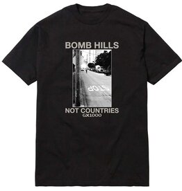 GX1000 Bomb Hills Not Countries Tee - Black/Grey