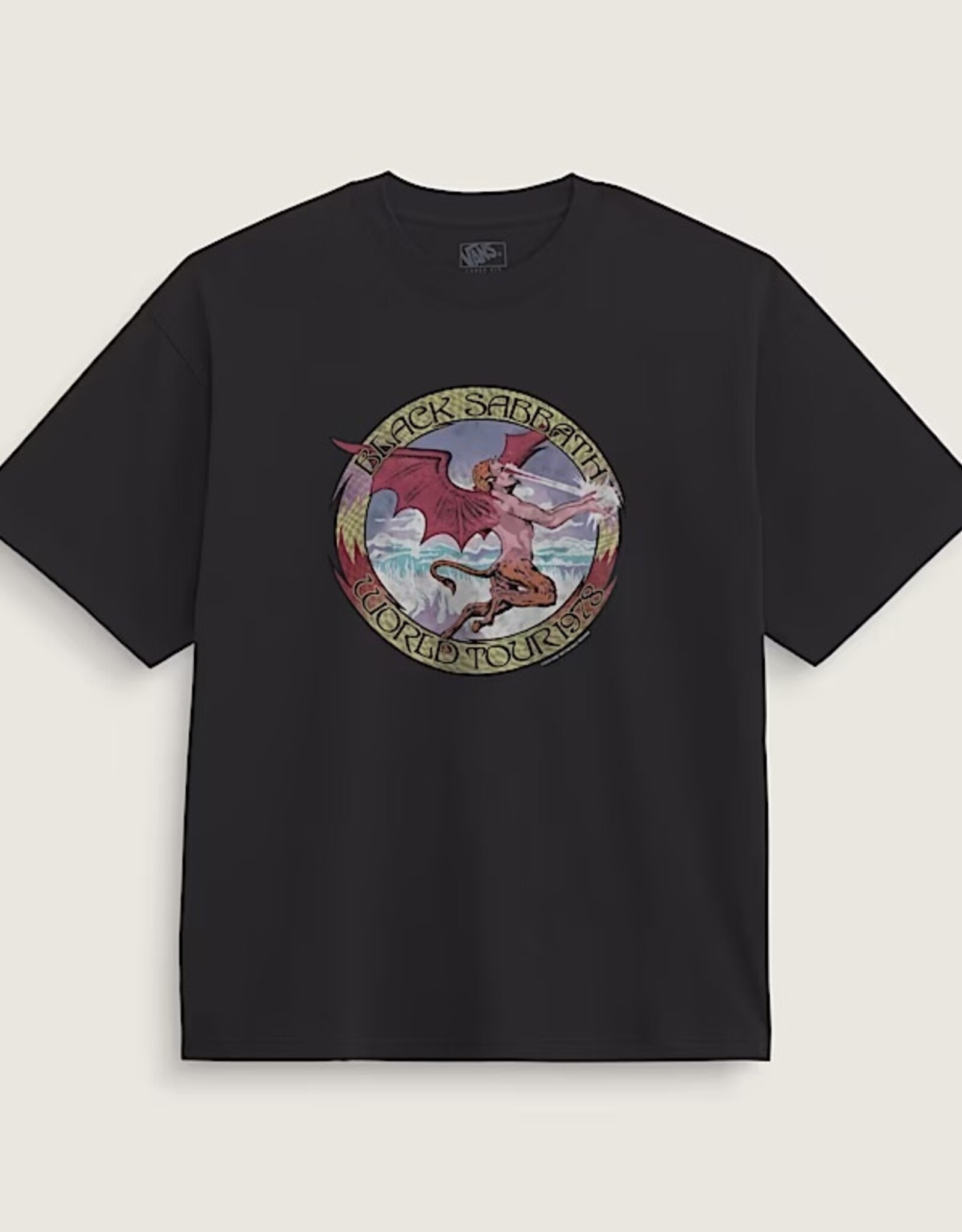 VANS Black Sabbath World Tour 78 S/S Tee - Black