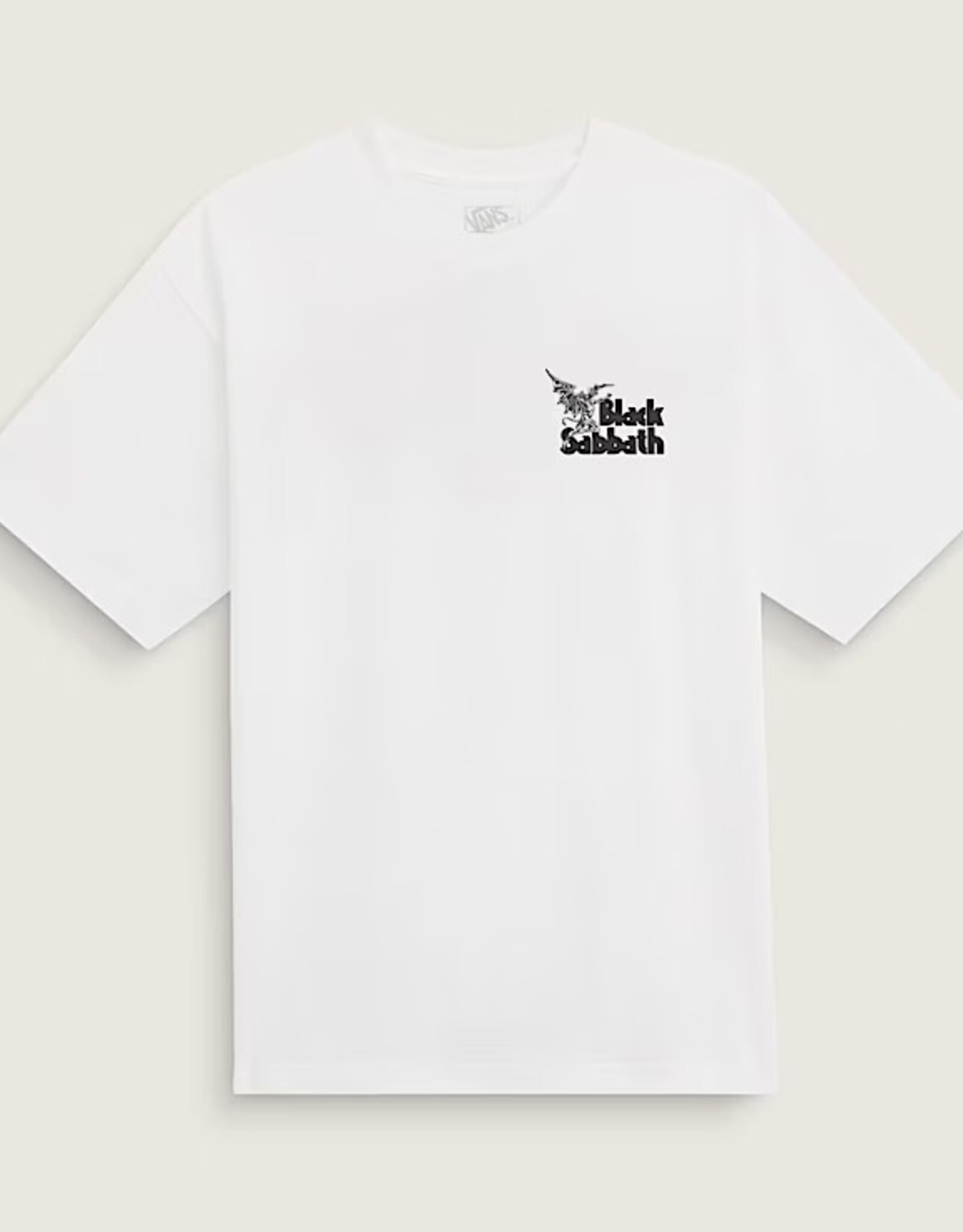 VANS Black Sabbath Henry Logo S/S Tee - White