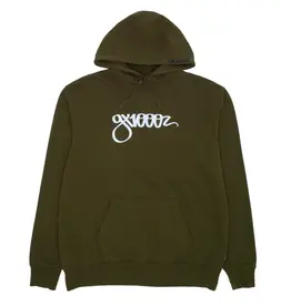 GX1000 Script Hoodie - Military Green