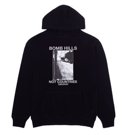 GX1000 Bomb Hills Not Countries Hoodie - Black/Grey