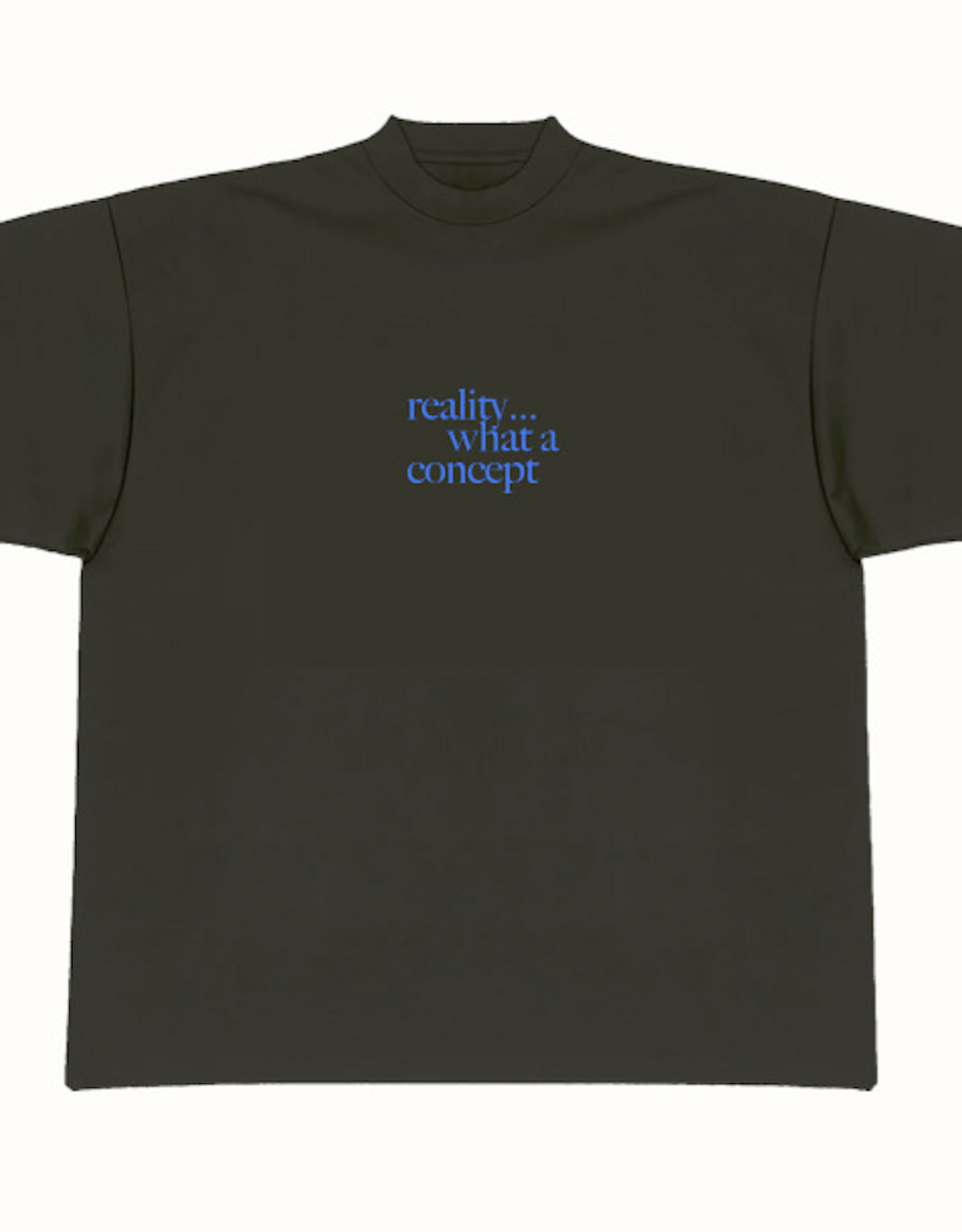 LESS THAN LOCAL Concept of Reality Tee - Black / Blue