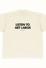 LESS THAN LOCAL Listen to Art Laboe Tee - Cream