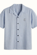 LESS THAN LOCAL Lurker S/S Button Down - Blue