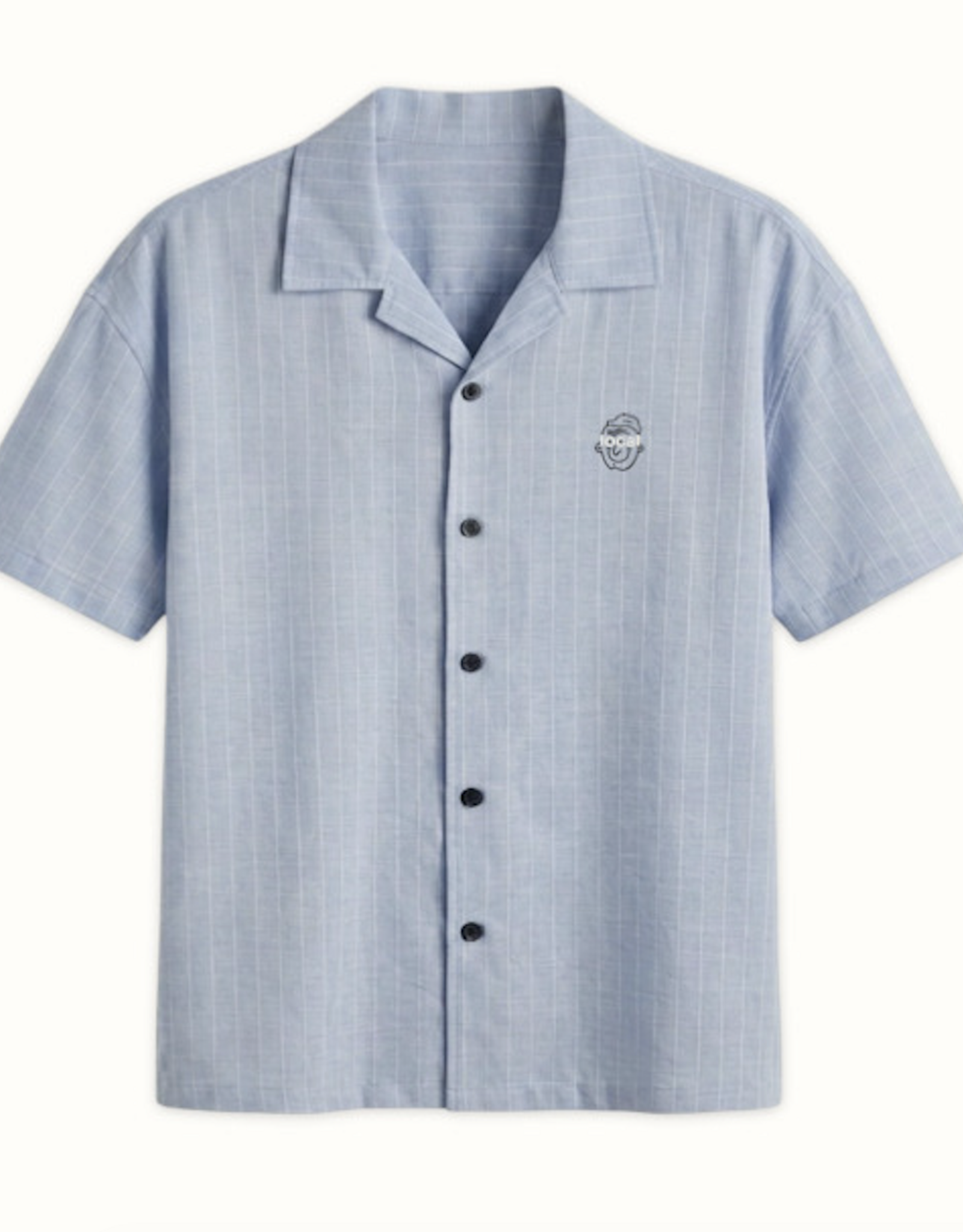 LESS THAN LOCAL Lurker S/S Button Down - Blue