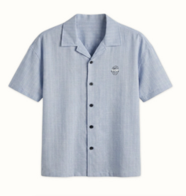LESS THAN LOCAL Lurker S/S Button Down - Blue