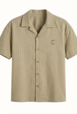 LESS THAN LOCAL Lurker S/S Button Down - Tan