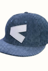 LESS THAN LOCAL Less Than Cord Strapback Hat - Blue