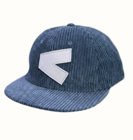 LESS THAN LOCAL Less Than Cord Strapback Hat - Blue