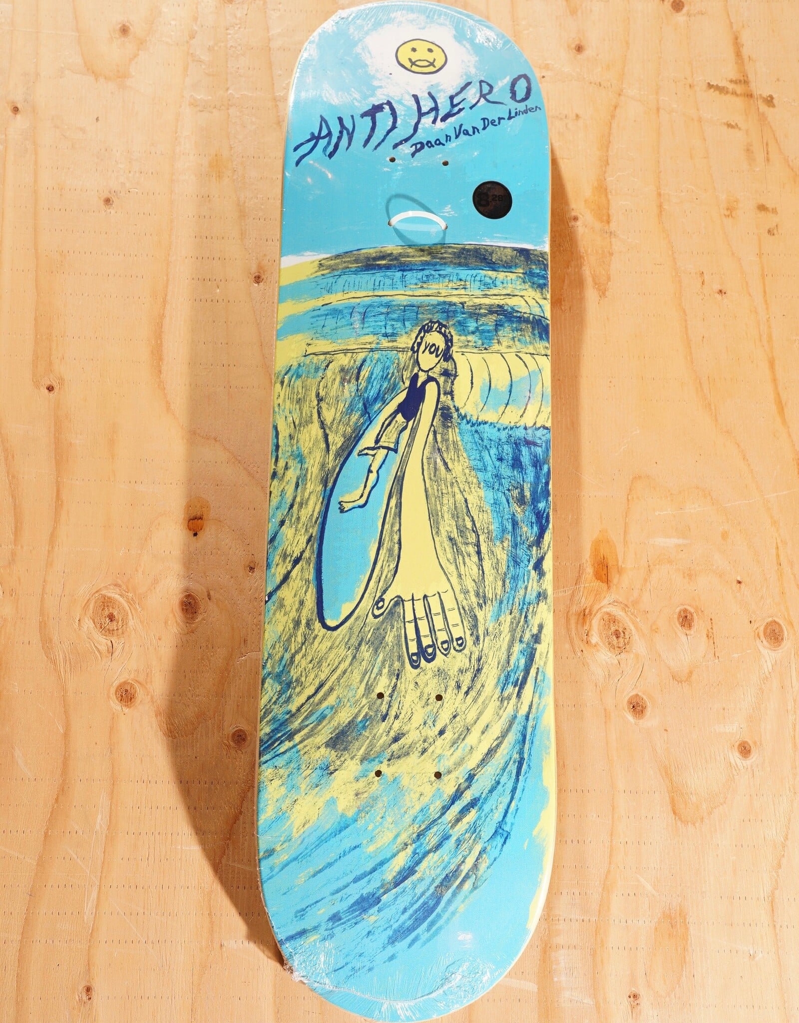 ANTI HERO Daan Expressions Pro Model Deck - 8.28