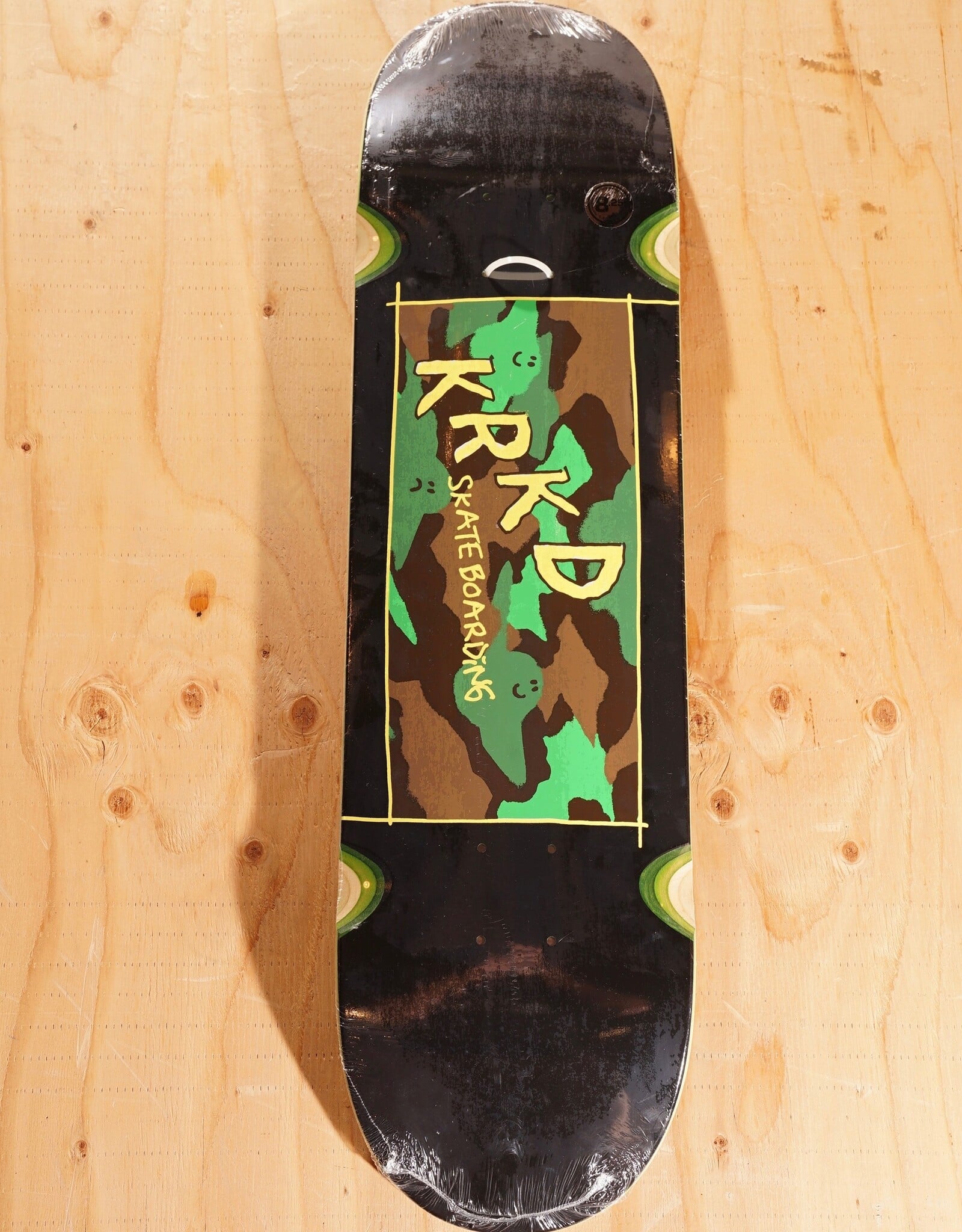 KROOKED Kamo Team Deck Black - 8.25