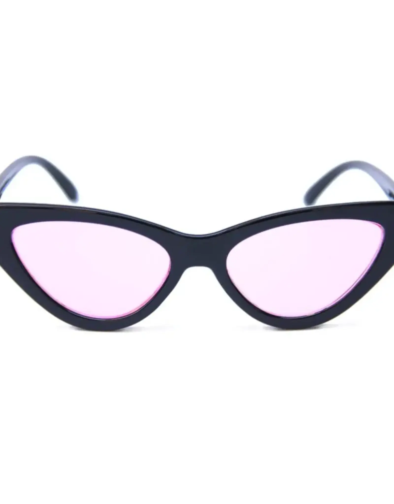 Space Needle Sunglasses - Black & Pink