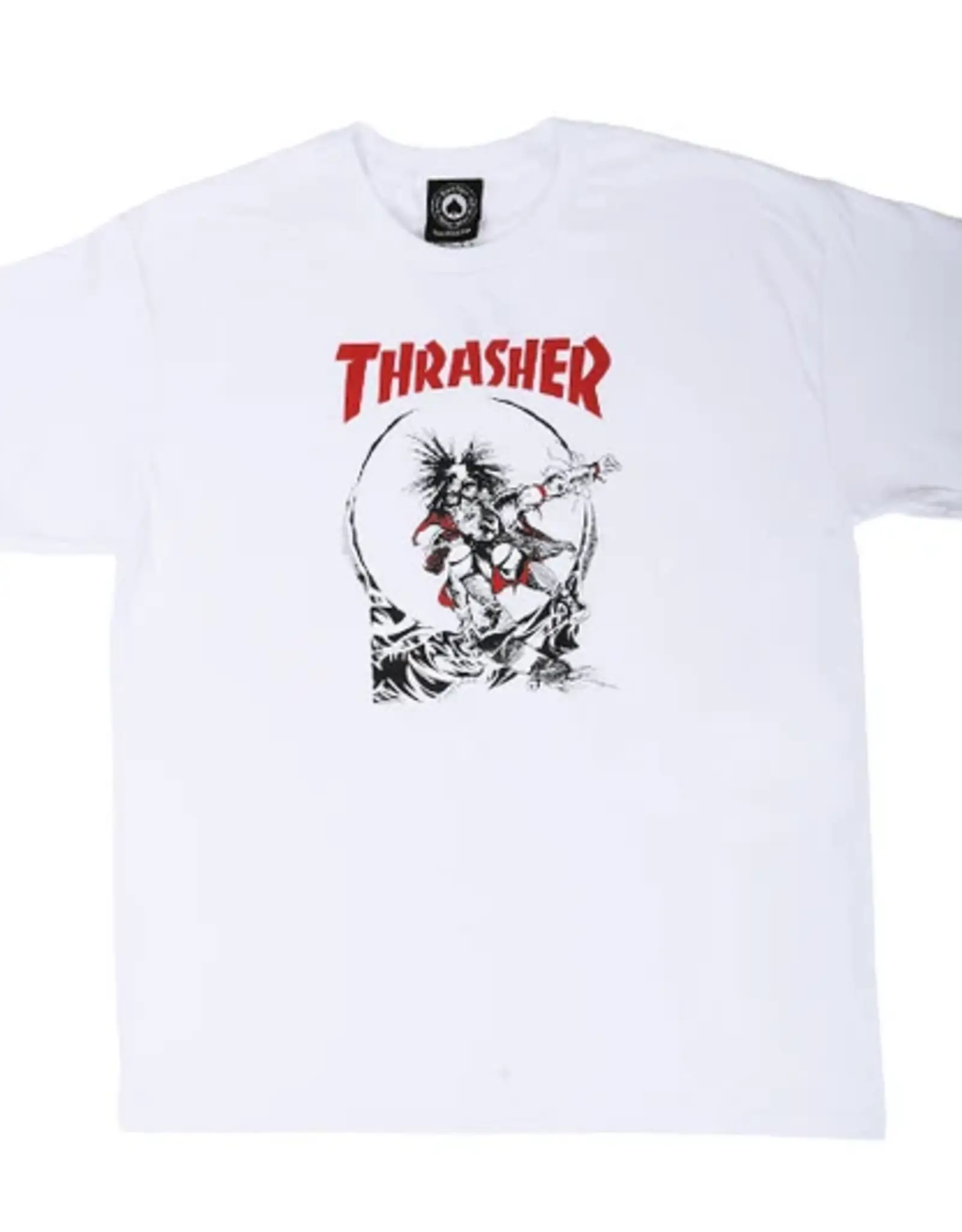 THRASHER Outlaw 2-Tone Tee - White