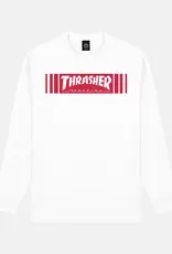THRASHER Bar Long Sleeve Tee - White