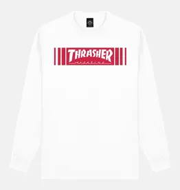 THRASHER Bar Long Sleeve Tee - White