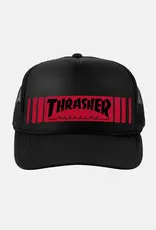 THRASHER Bar Trucker Hat - Black/Black