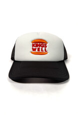 KINGSWELL Burger Well Trucker Hat - Black/White