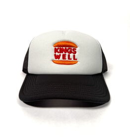 KINGSWELL Burger Well Trucker Hat - Black/White