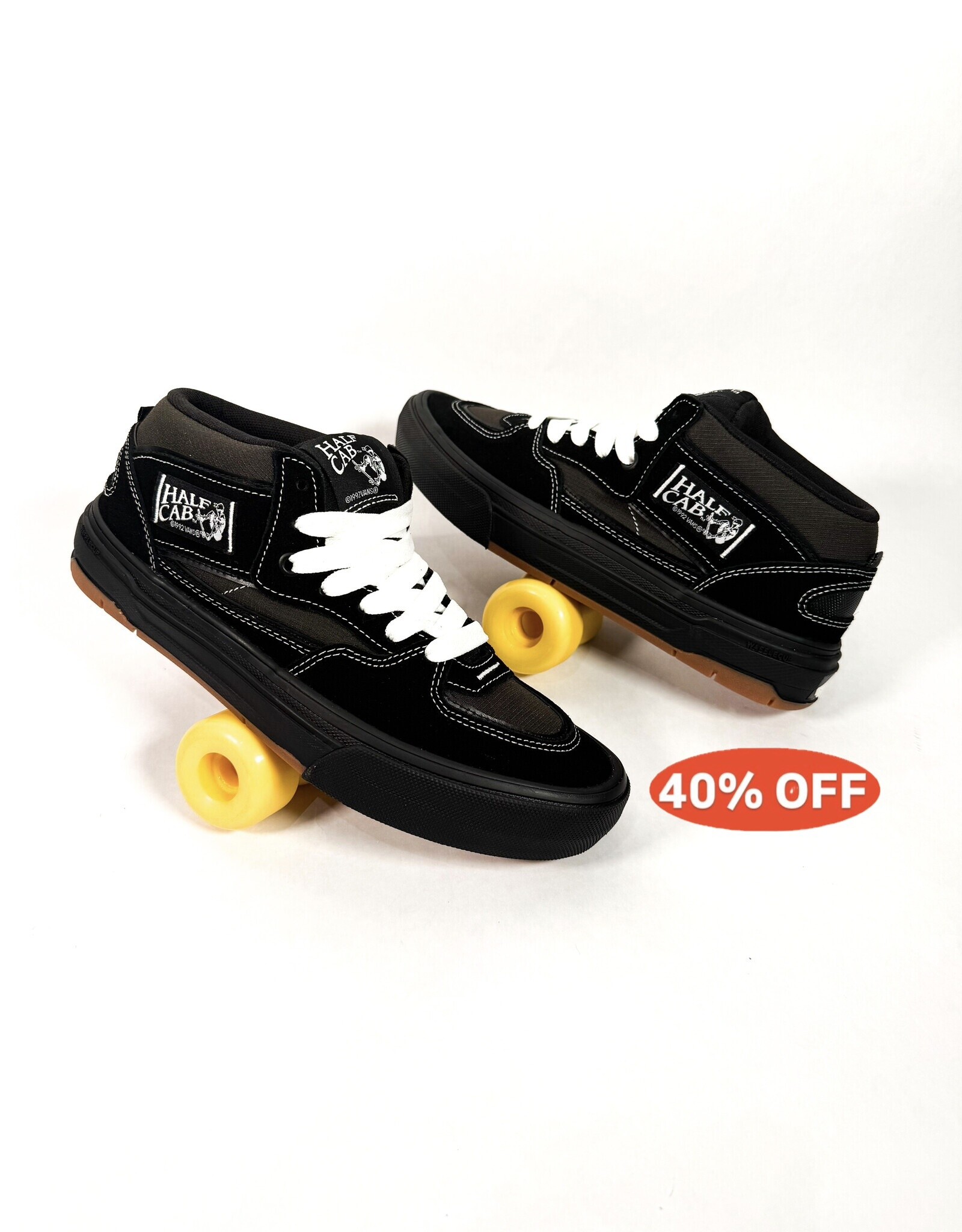 VANS Skate Half Cab Wafflecup - Black / Asphalt