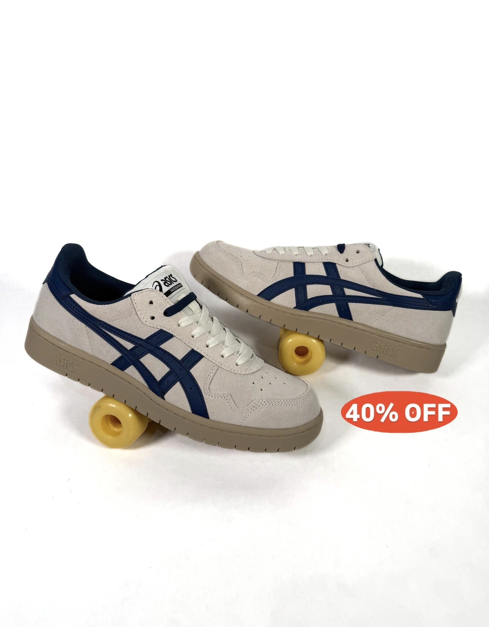 ASICS Japan Pro - Cream / Independence Blue