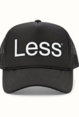 LESS THAN LOCAL Less Trucker Hat - Black
