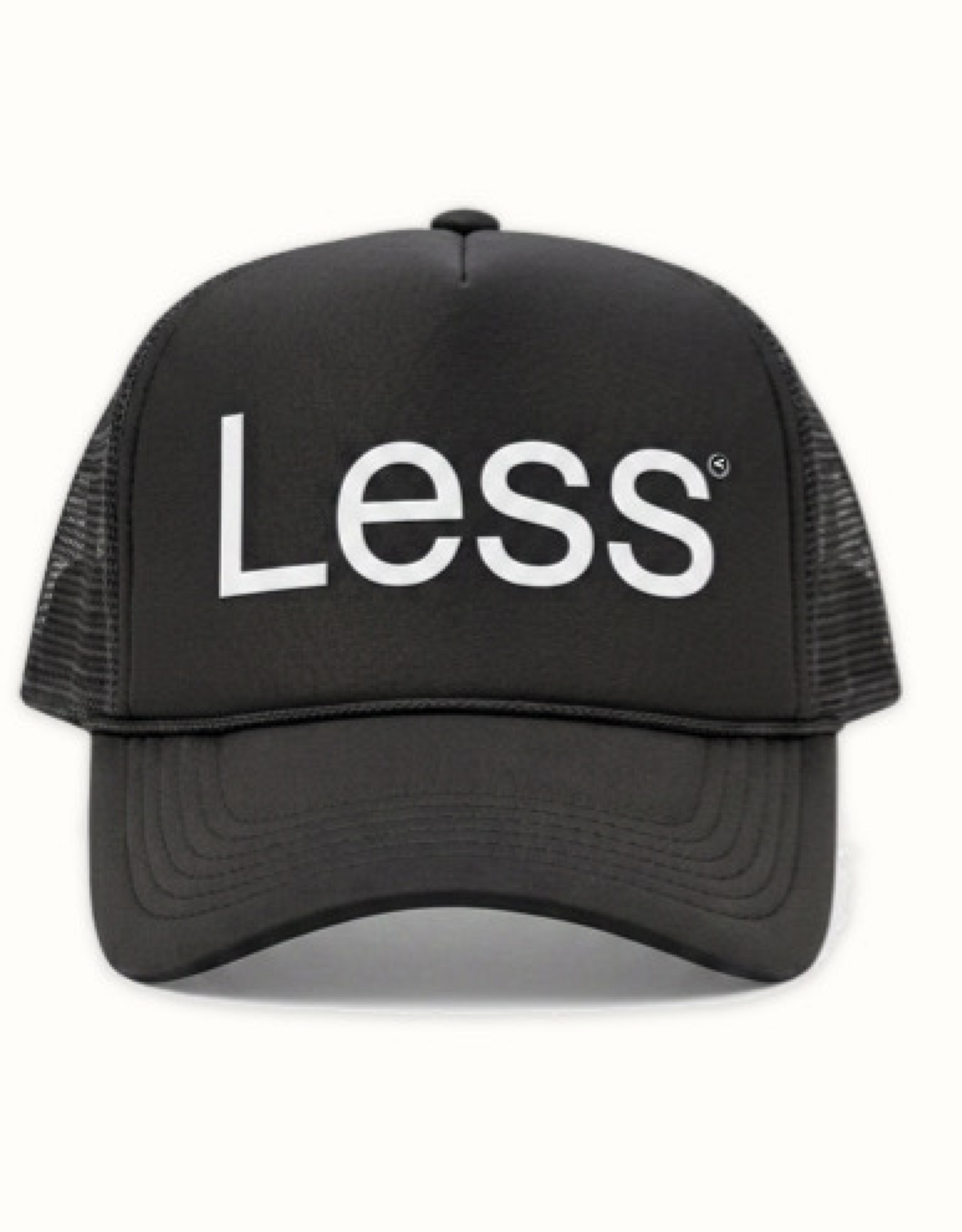 LESS THAN LOCAL Less Trucker Hat - Black