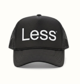 LESS THAN LOCAL Less Trucker Hat - Black