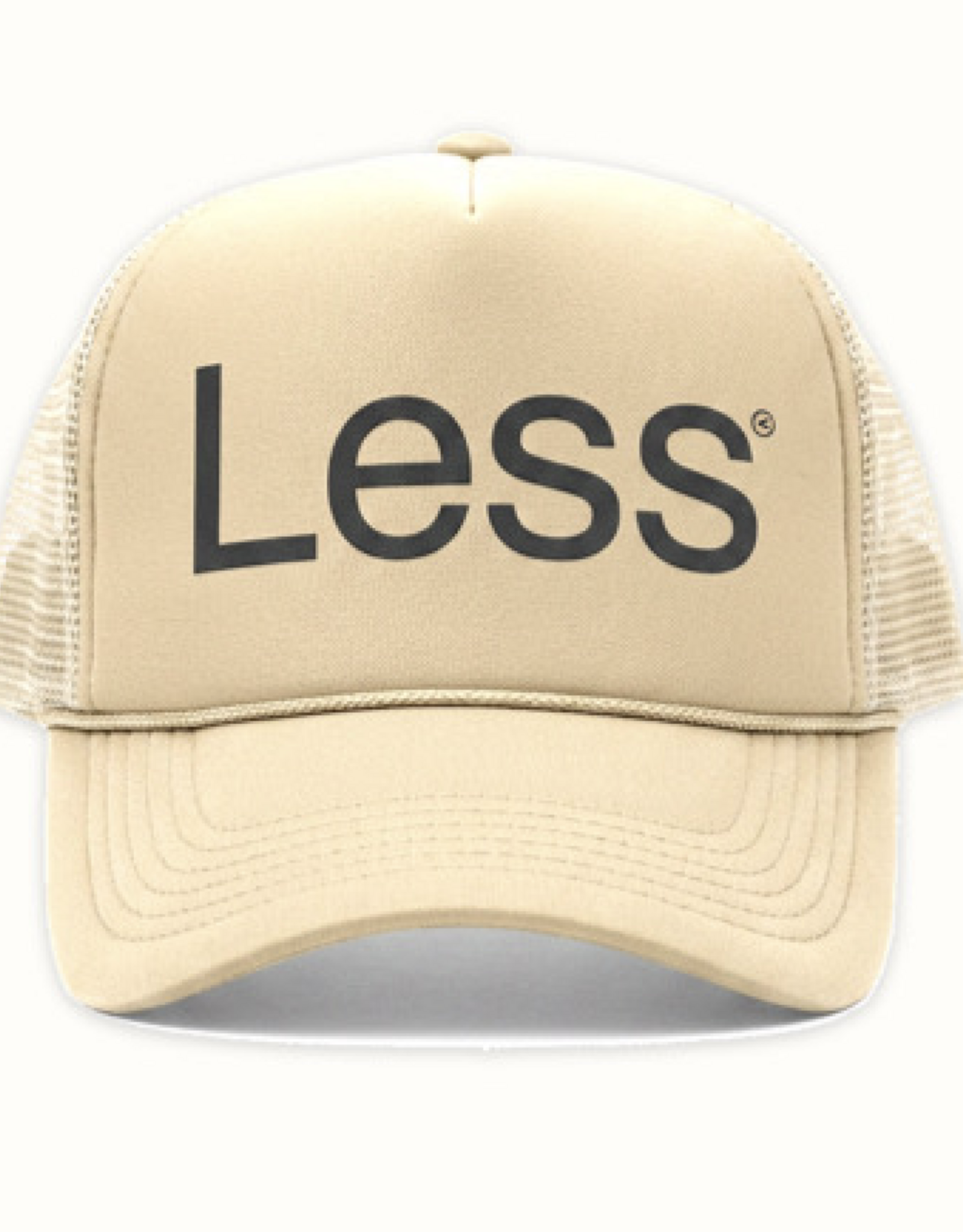 LESS THAN LOCAL Less Trucker Hat - Cream