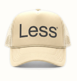 LESS THAN LOCAL Less Trucker Hat - Cream