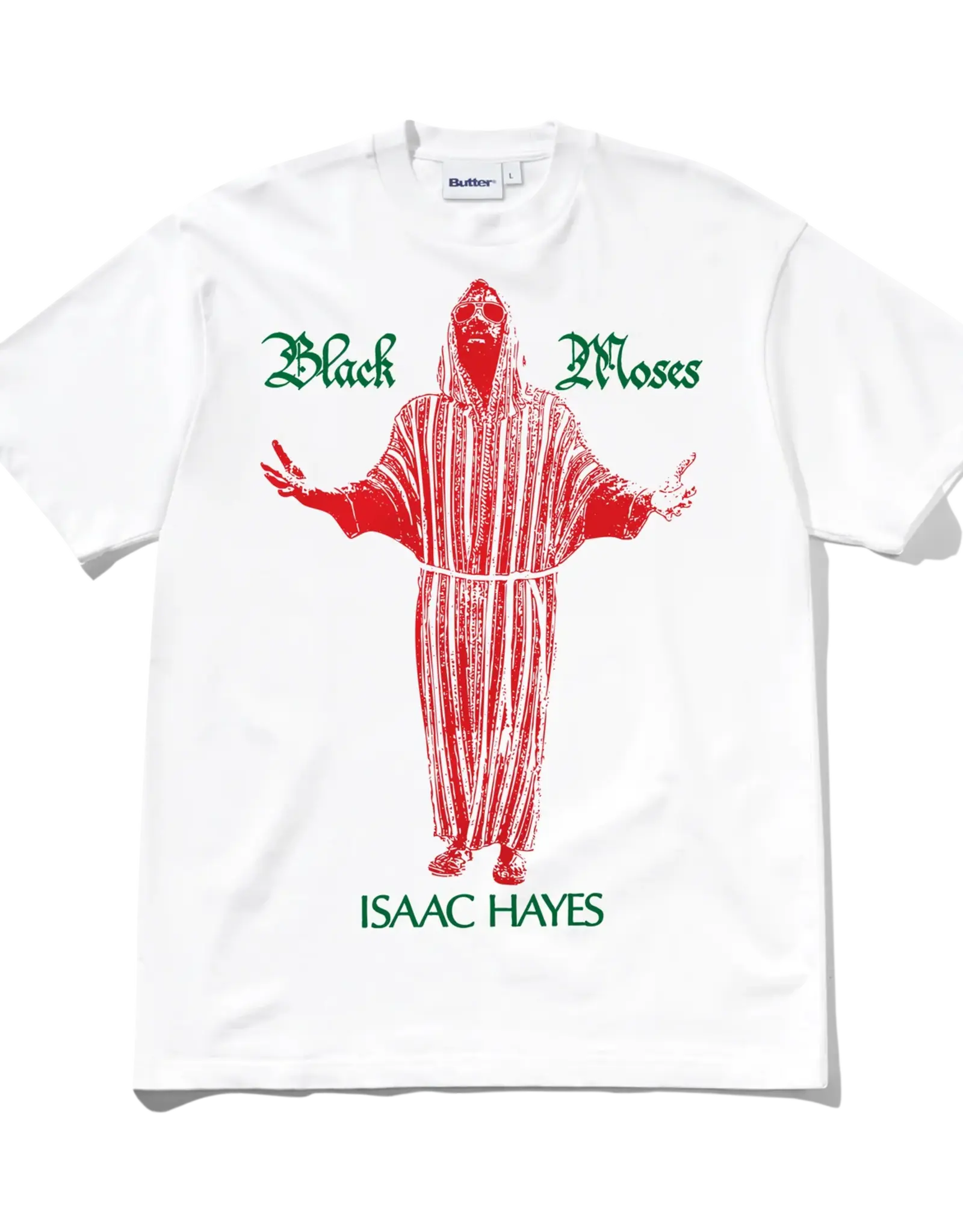 BUTTER GOODS Black Moses Tee - White
