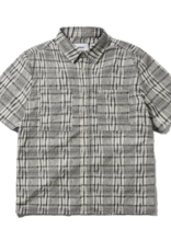 BUTTER GOODS Spring S/S Shirt - Black / Cream