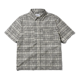 BUTTER GOODS Spring S/S Shirt - Black / Cream