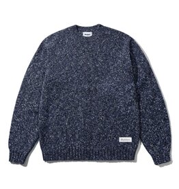 BUTTER GOODS Speckle Knit Sweater - Navy