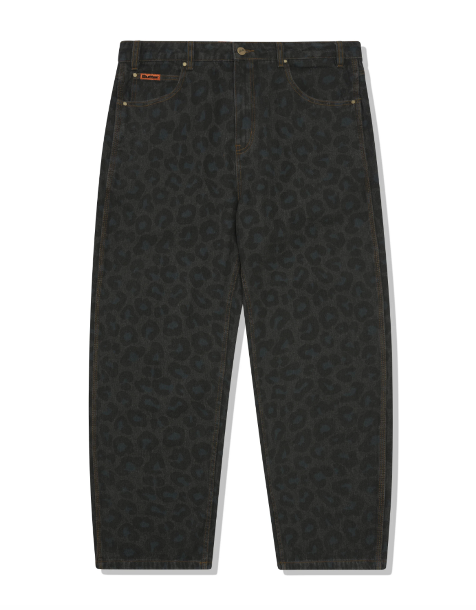 BUTTER GOODS Work Pants - Leopard