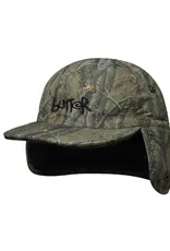 BUTTER GOODS Polartec Reversible Trapper Cap - Forest Camo / Navy