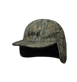 BUTTER GOODS Polartec Reversible Trapper Cap - Forest Camo / Navy