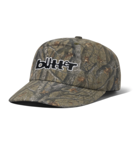 BUTTER GOODS Warped 5 Panel Cap - Forest Camo